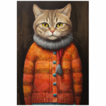 CAT Deco Print Winter 1