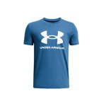 Under Armour Logo Short Sleeve T-Shirt In Blue - Blue XL