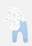 PoP Candy Printed Bodyvest & Pants - Blue & White