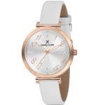 Ladies White Leather Strap