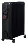 Alva 11 Fins 2500W Oil-filled Electric Heater Timer Function Glossy Black 12 Month Warranty