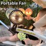 Baby Stroller Fan Hand Held Rechargeable USB Bladeless Small Folding Fans MINI Ventilator Silent Table Outdoor Cooler Neck Fan Desk Fan Halloween Thanksgiving And