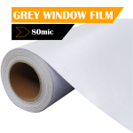 Grey Window Film Frosted Sandblasted 80MIC 1.22M 10M Or 30M Roll - 1220MM X 10M Roll