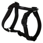 Rogz Utility XL Lumberjack Dog H-harness Black Reflective Waggs Pet Shop