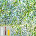 Countewol Window Privacy Film Stain Glass Window Film Rainbow Window Film Window Clings Non-adhesive Reusable Decorative For Roo
