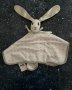 New Xoxo White Doo Doo Blanket With Grey Bunny