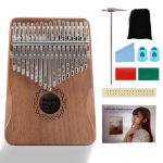 17 Key Kalimba Thumb Piano Wood Mbira MINI Finger Piano Musical Instruments Gift For Kids Adults Beginners.
