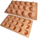 15 Cavity Modak Chocolate Mould Peach