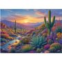 Unbranded 1000-Piece Desert Cactus Sunset Jigsaw Puzzle For Adults