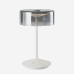 Crystal Rechargeable Table Lamp - White