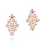 Blossom Chandelier With Accents - 18KT Rose Gold Vermeil