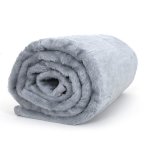 Hotel Fur Pile Dove Grey Blanket