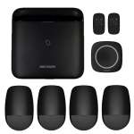 Hikvision Ax Pro Black 64 Zone Indoor Alarm Starter Kit Four Passives