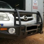 Mazda BT-50 2007-2012 Bzt Post Black Front Bumper Replacement For
