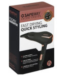Foldable Travel Hair Dryer 2200W - Ionic 3 Heat Settings Compact