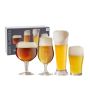 Artisan Beer Glass Set - Includes Belgian Stemmed & Two Pilseners