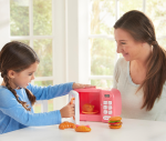 Just Like Home Pink Lights And Sounds Microwave