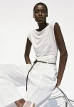 Boat-neck Top - White