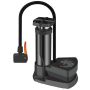 Portable Bicycle Floor Pump With Pressure Gauge