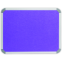 Parrot Notice Board Info Board Aluminium Frame 1200 X 900MM Purple