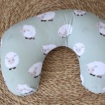 Feeding Pillow Cover Green Dream Big Sheep Set