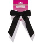 Brushworks Satin Hair Bow Duo Black & White