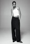 Rib-knit Strappy Top - White