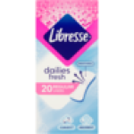Libresse Dailies Fresh Unscented Regular Panty Liners 20 Pack