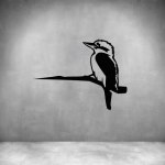 Bird On A Stick - Grey L 1000 X H 760MM