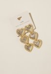 Mid Charm Earring - Gold Plated