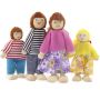 Toy Kiddies MINI Figurine Doll Family Set Of 4