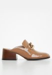 Lorie Loafer Mule Heel - Tan