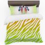 Colourful Zebra Stripes Cover Set King