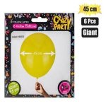 Balloon Giant 6PC Yellow F 02