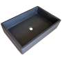 Large Black Concrete Sink For Kitchen Or Bathroom 605 X 410 X 130MM