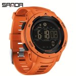Sanda Men's Step Count Calories Record Outdoor Sports Fashion Digital Large Dial Watch