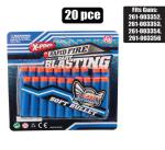 Gun Refill Foam Darts 20 Piece