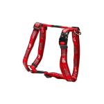Rogz Fancy Dress Dog Classic Harness - Armed Response X Large Red Bone