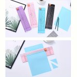 1PC A4 Manual Paper Trimmer Cutter Handheld Scrapbooking Tool For Photo Labels Cards Adjustable Size Paper Cutting Device With G