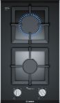 Bosch 300MM Black 2 Burner Domino Ceramic Gas Hob - PSB3A6B20Z
