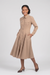 Midi Dress - XXL Beige