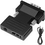 HDMI To Vga Converter Adapter Leizhan HDMI Female To Vga Male Converter Connector Adapter With 3.5MM Jack Stereo Audio Output Cable For Tv Stick
