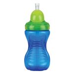 Flip-it Fat Straw Cup 300ML Blue