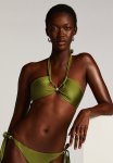 Holbox Shine Croptop - Calla Green