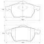 Kbc Brake Pads Front For Audi Volkswagen - Spares Direct