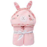 Stephen Joseph Hooded Bath Towel And Bath Mitt Set Bunny