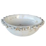 Frill White Ceramic Bowl