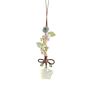 New Chinese Style Jade Star Flower Phone Strap Bow Woven Bag Charm