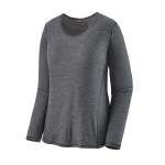 Womens Long-sleeved Capilene Cool Lightweight Shirt - Evening Mauve: Light Evening Mauve X-dye L