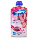 Purity Food Pouches Fruit Puree 110ML - From 6 Months - Mixed Berries